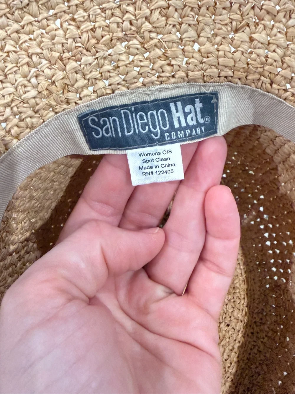 San Diego Hat Rattan Fedora Hat